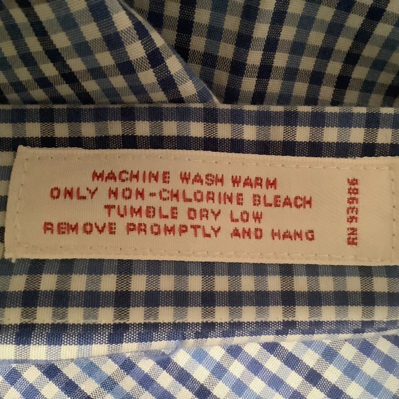 Checked Blue and Green Button Down Shirts Size XL - Picture 5 of 7